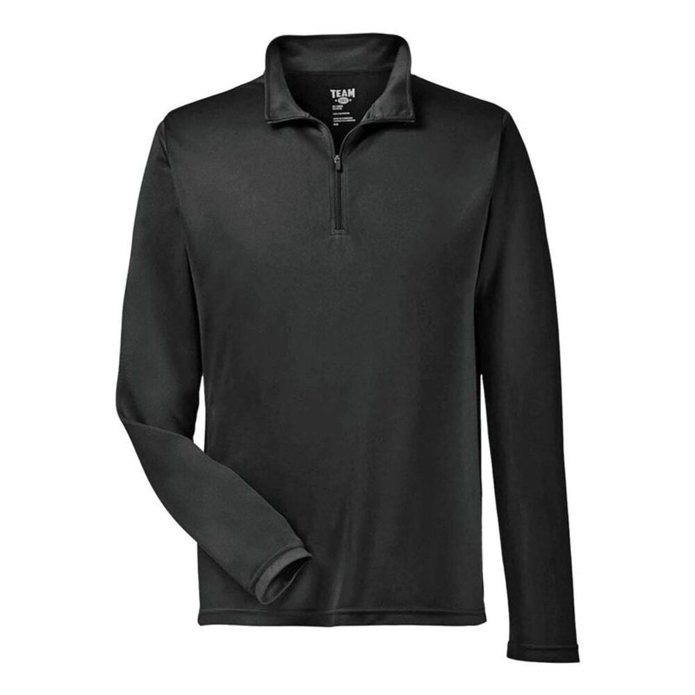 Team 365 Zone Performance Quarter-Zip Pullover / Black